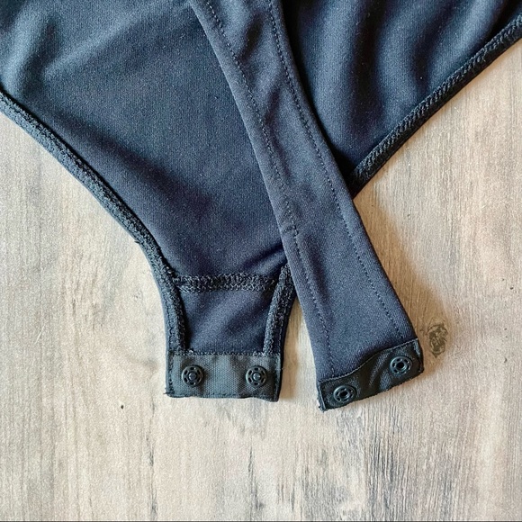 FREE PEOPLE Bodysuit | NWOT | Strappy Basique | Black | Size S | - Picture 9 of 9